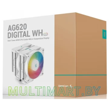 Кулер Deepcool AG620 Digital WH ARGB (R-AG620-WHADMN-G-2) картинка 10